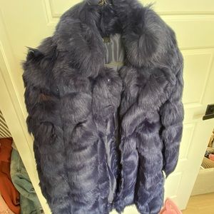 Faux fur coat